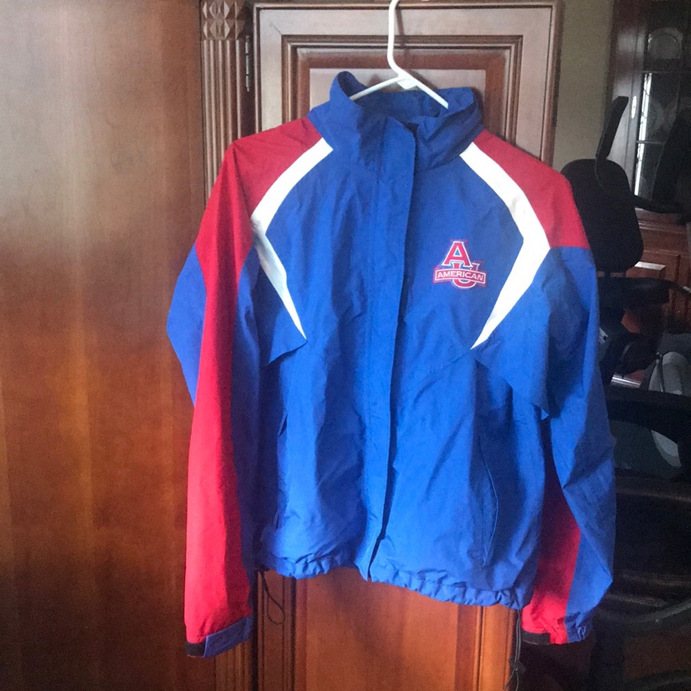 American University Waterproof Athletic Jacket